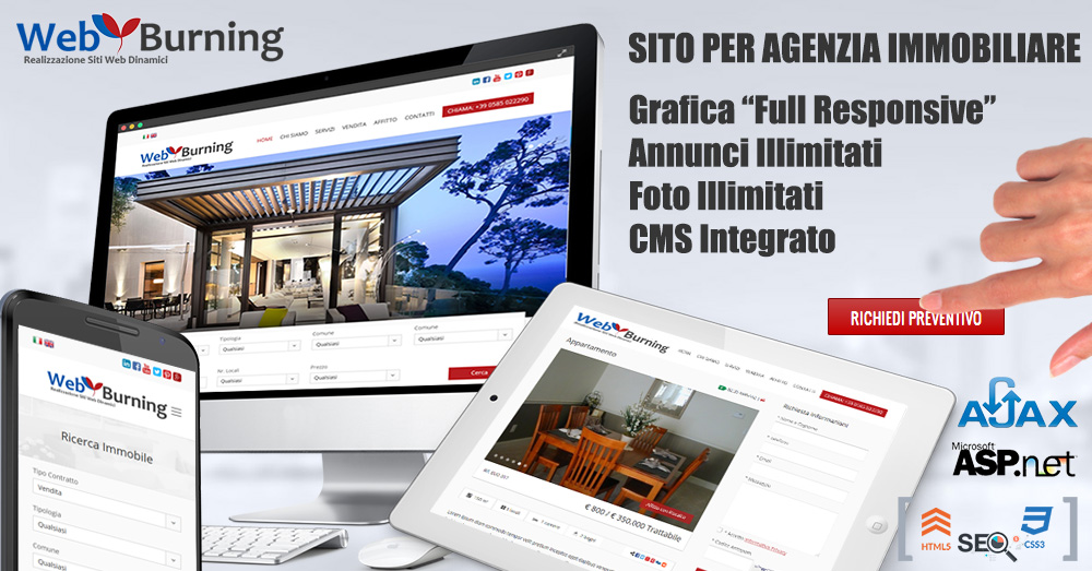 realizzazione sito immobiliare base - full responsive