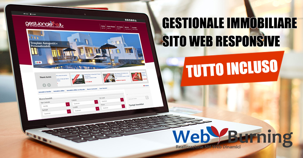 realizzazione sito immobiliare professional - gestionale immobiliare - full responsive